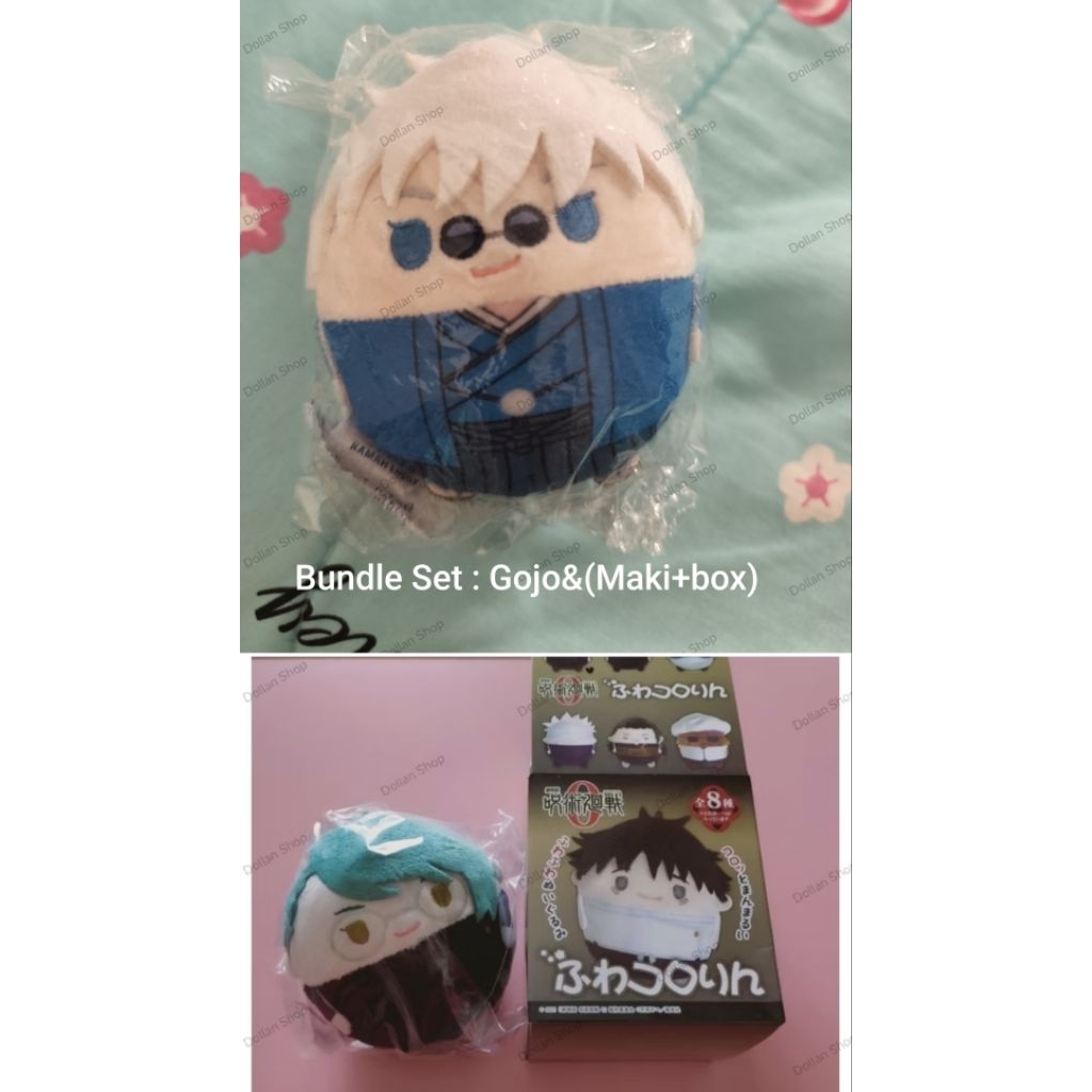 fuwa fanmade Gojo dan fuwa Maki plushie doll jujutsu kaisen merch