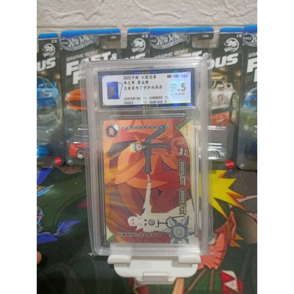 Kartu naruto kayou HR MIRING NARUTO MINATO GRAD 9.5 BAOCUI