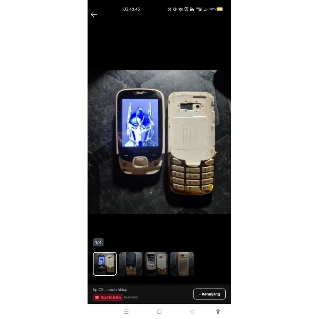 CSL blueberry HP nostalgia HP Lawas HP koleksi