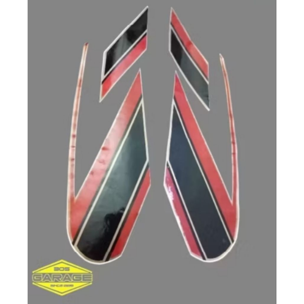 stiker striping polet body tangki Suzuki trs118 trz nos like original