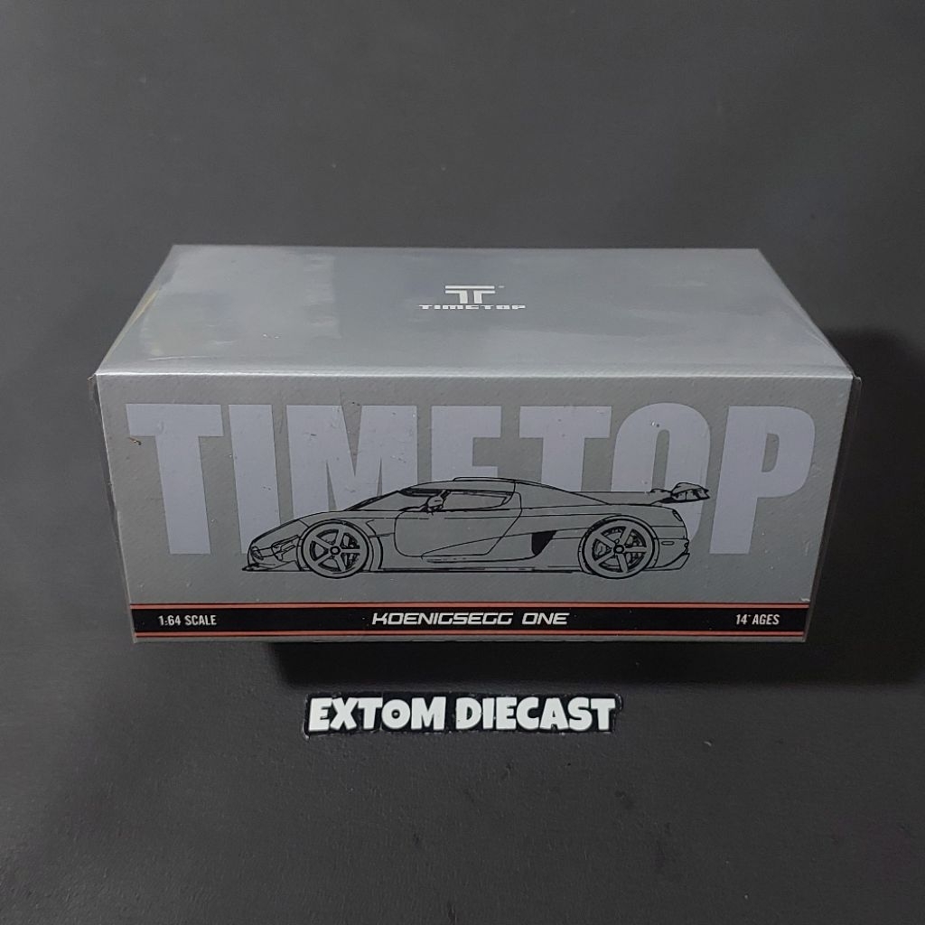 Time Top Koenigsegg One:1 Grey Exclusive box