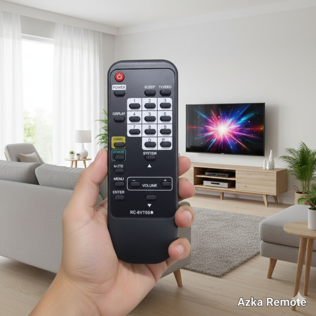 REMOTE REMOT TV AIWA TABUNG RC-6VT05 SEPERTI ORIGINAL TR