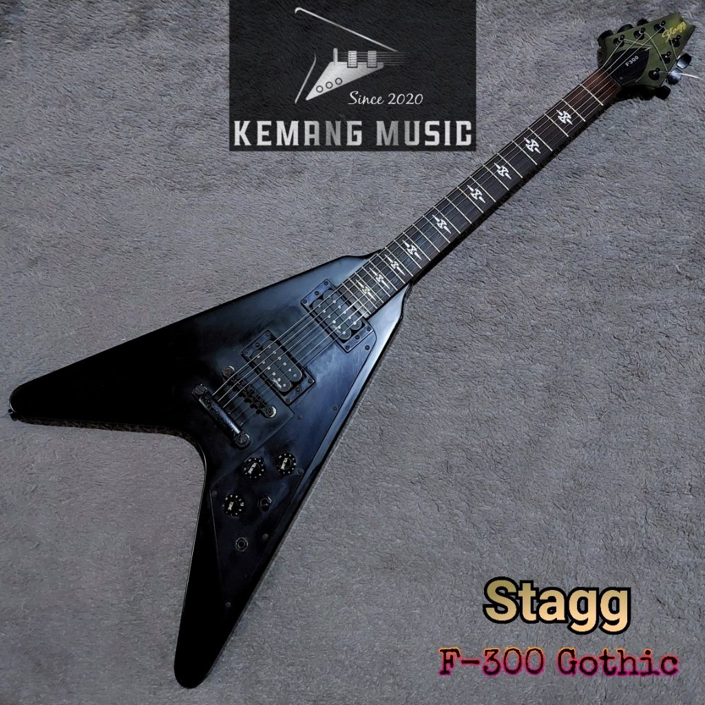 stagg f300 flying v gitar original