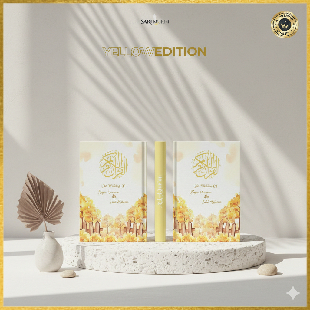 Sari Murni Jakarta - Alquran Custom Nama Terjemahan Perkata Latin A5 A6 Yellow Edition SM-047