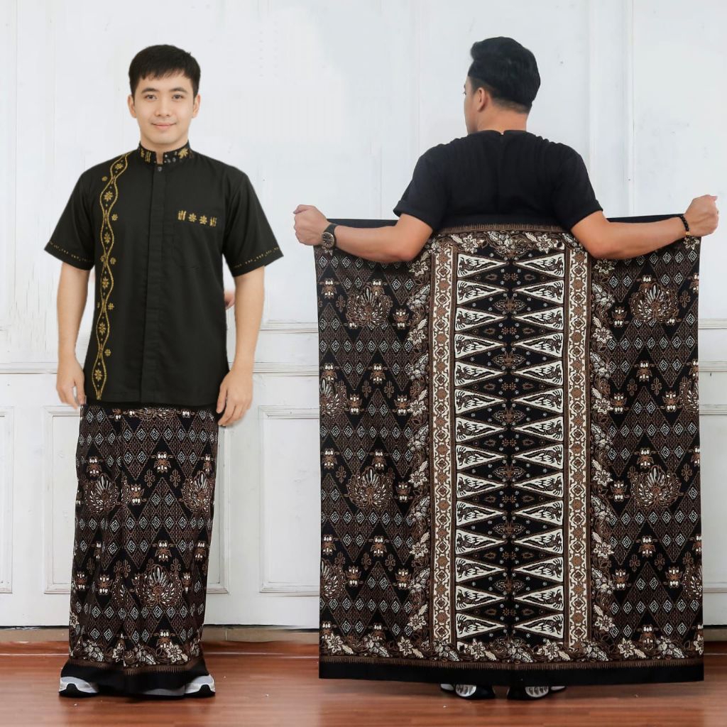 sarko set sarung dan koko dewasa elegan