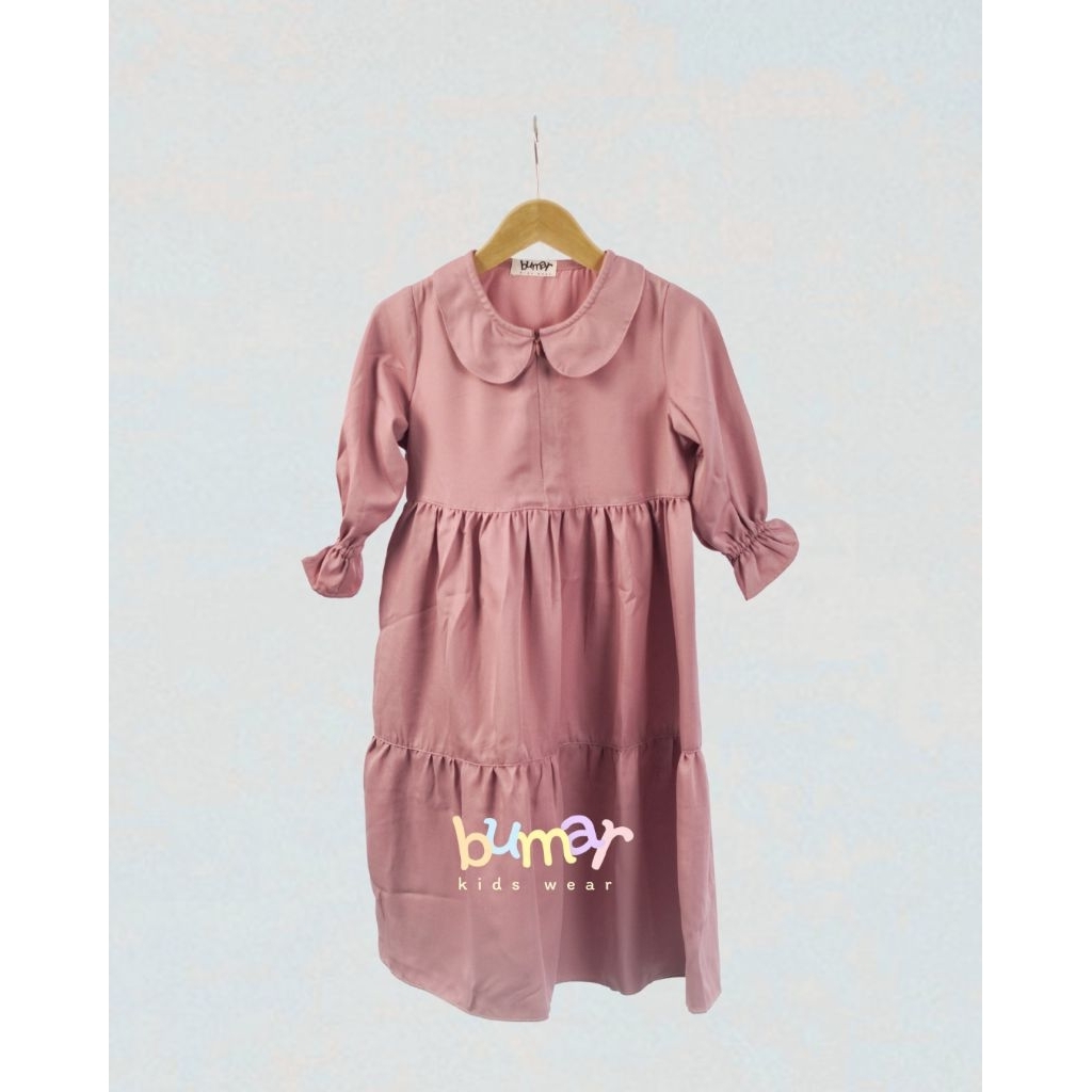 Gamis set anak 3 tahun dan French Khimar