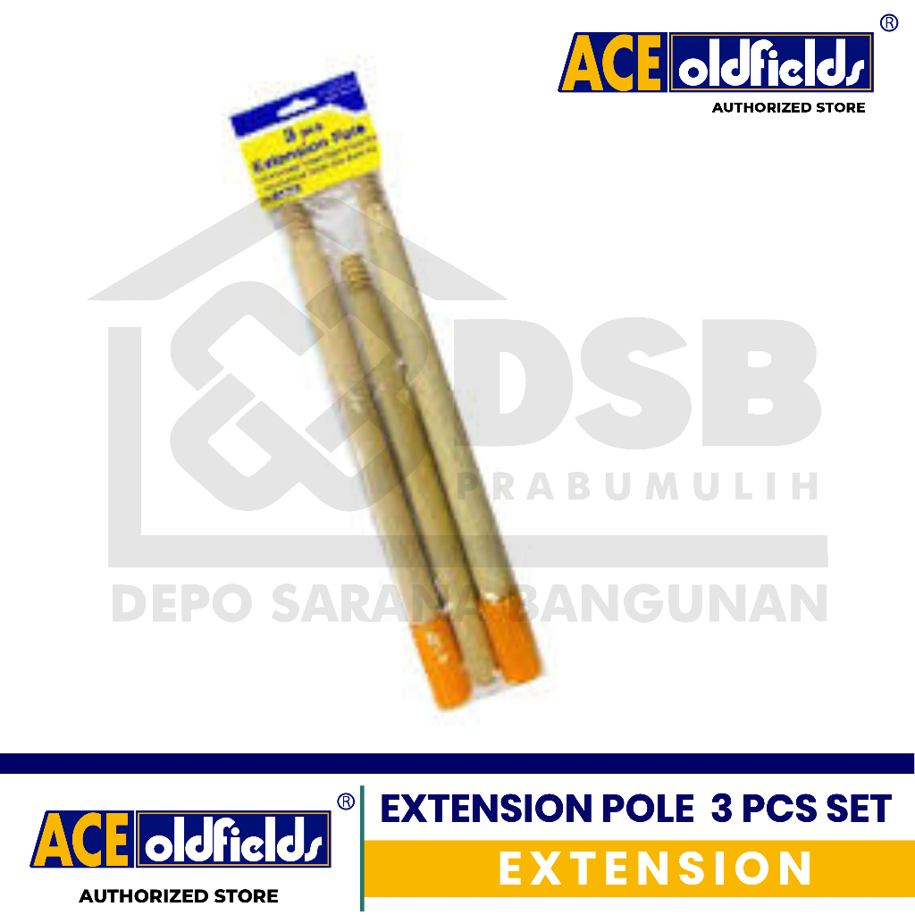 ACE OLDFIELDS EXTENSION POLE 3 PCS SET