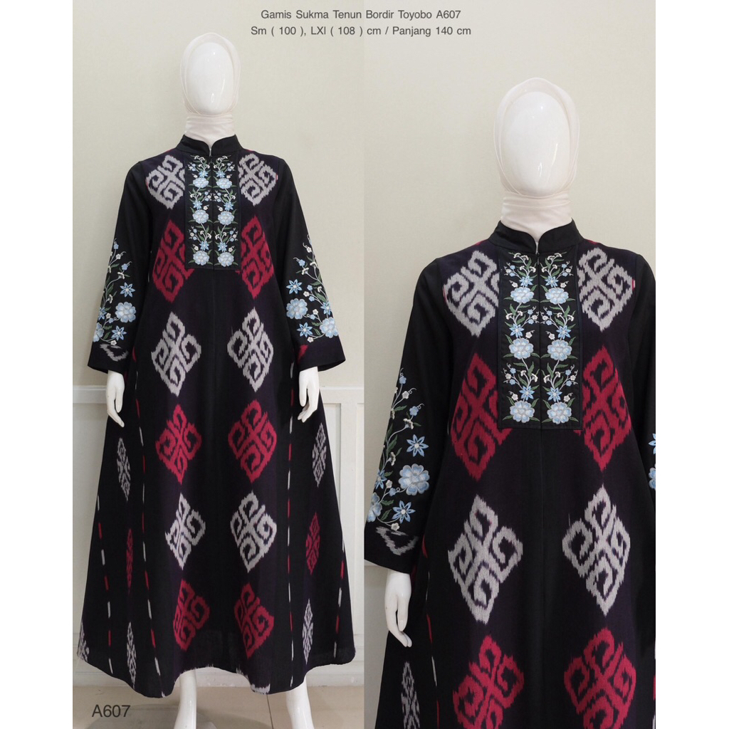GAMIS TENUN NTT BORDIR ORI AZ13