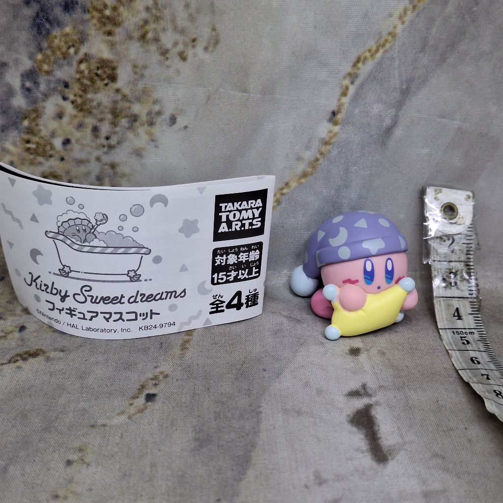 Kirby Mini Figure Getting Ready For Bed Sweet Dreams Figure Mascot Gashapon Gachapon Gacha