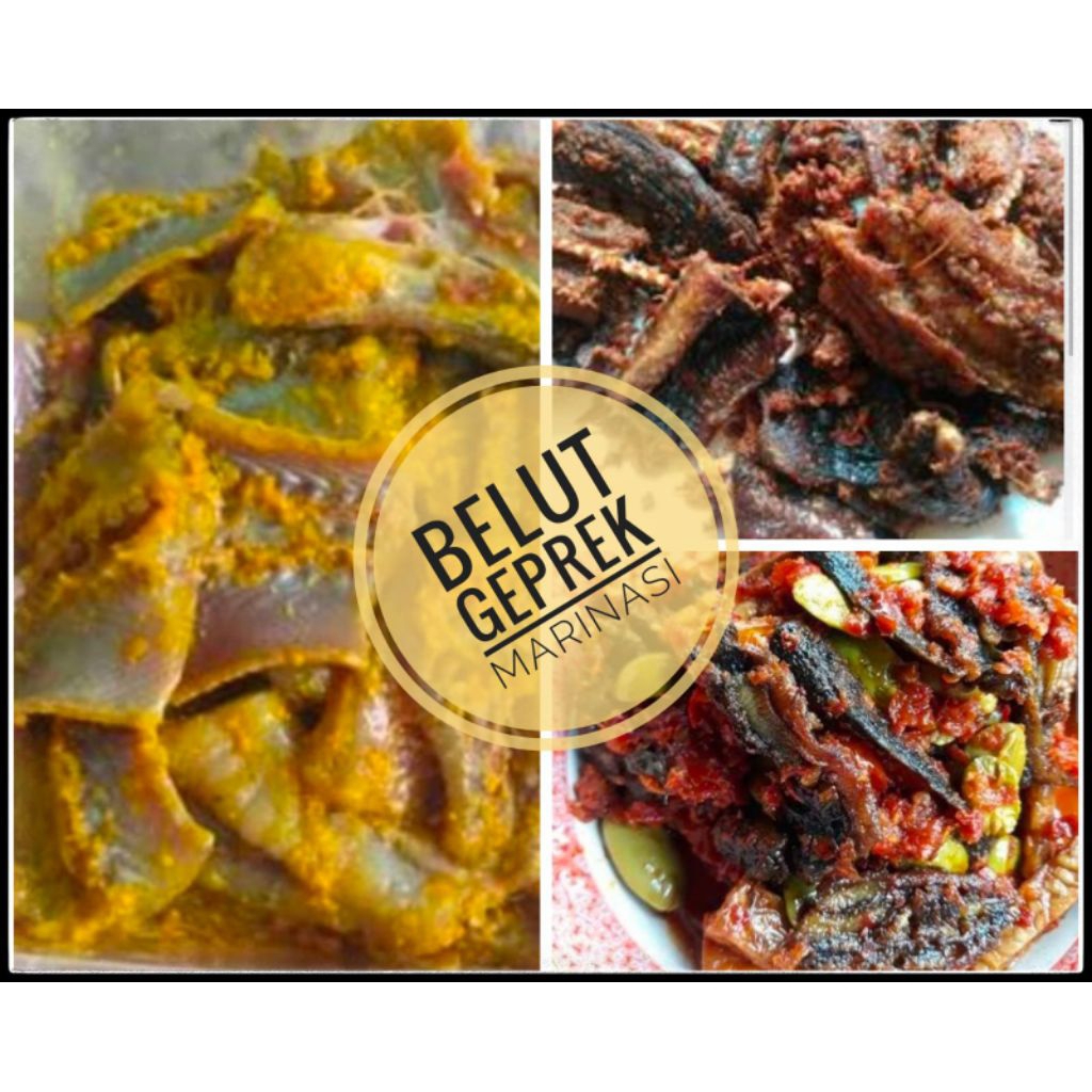 Belut Geprek / Belut Marinasi siap olah (Frozen)