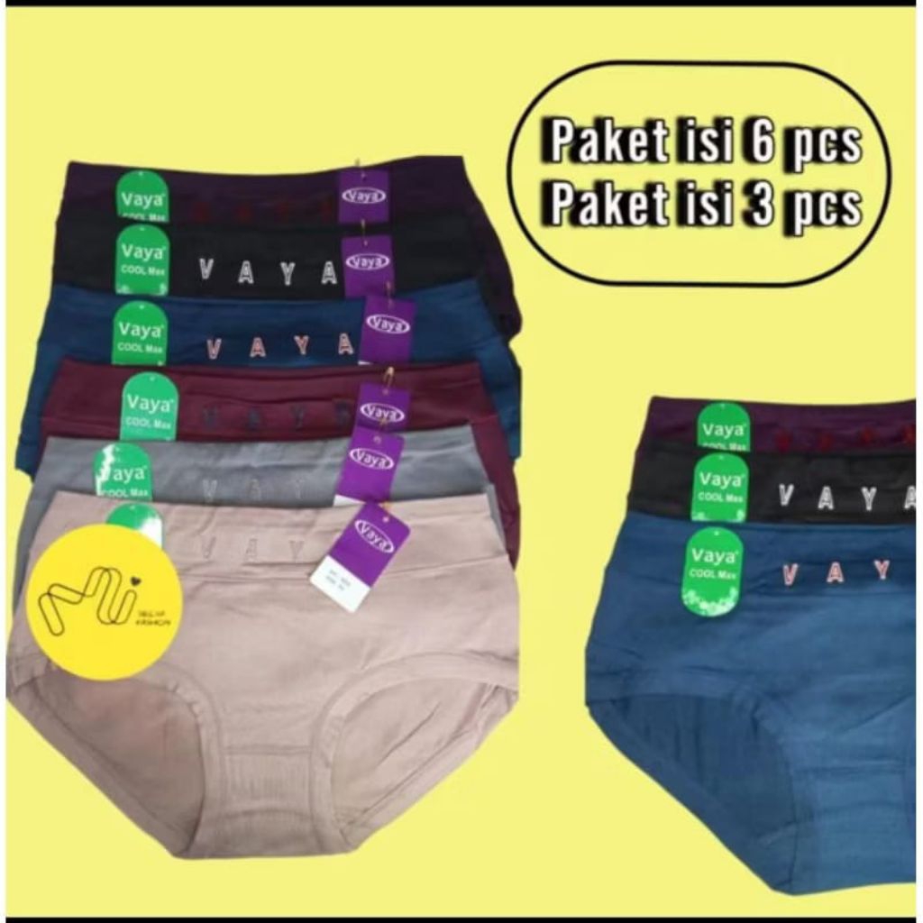 VAYA CD ORIGINAL / CELANA DALAM TERBARU TIPE 823 WANITA / PEREMPUAN / CEWEK EMBOST VAYA