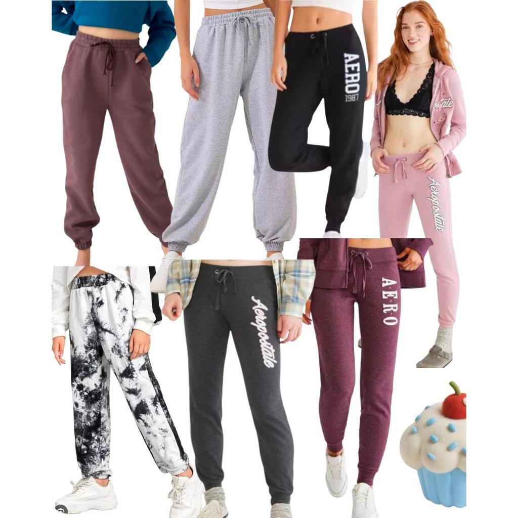 [17594] Aeropostale Celana Jogger Wanita Celana Olahraga Wanita Dewasa ORI