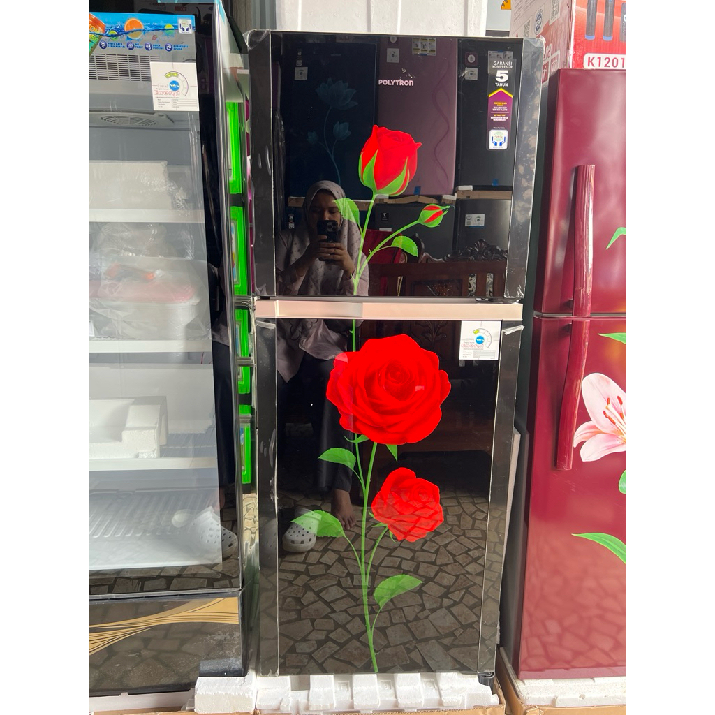 kulkas 2 pintu polytron