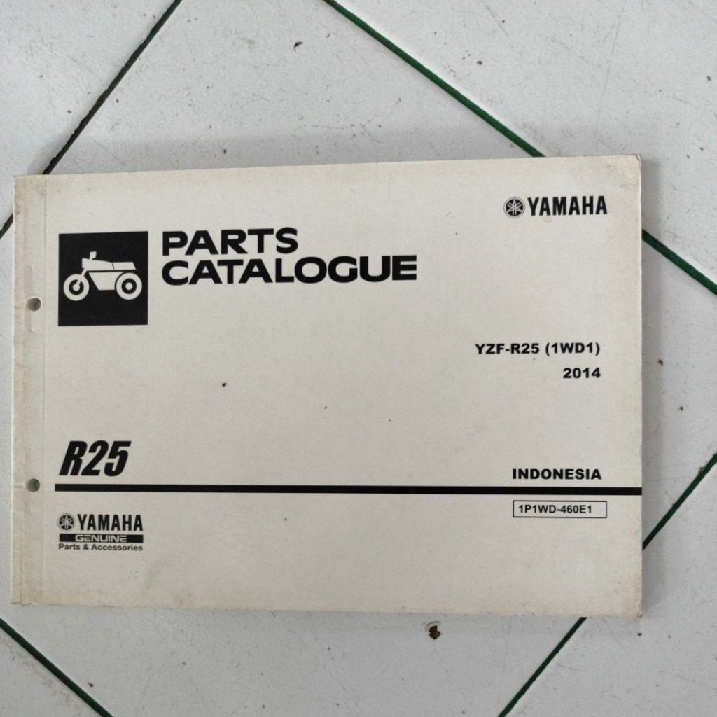 Buku part katalog Parts part catalogue yamaha YZF-R 25 R25 2014