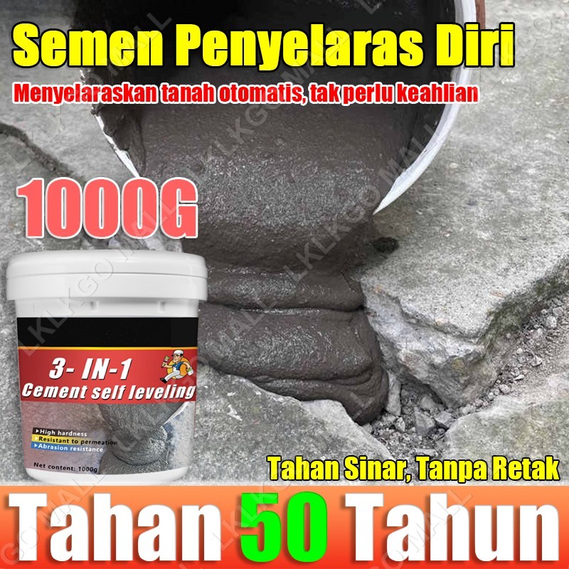 semen instan cat epoxy lantai semen Luaran dan Dalam Ruangan Renovasi Lantai Simen Anti Bocor dan Ta