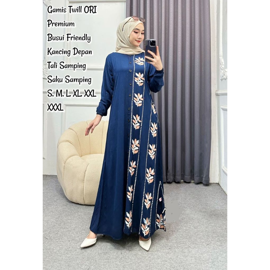 Gamis Twill Ori Premium Batik Pekalongan