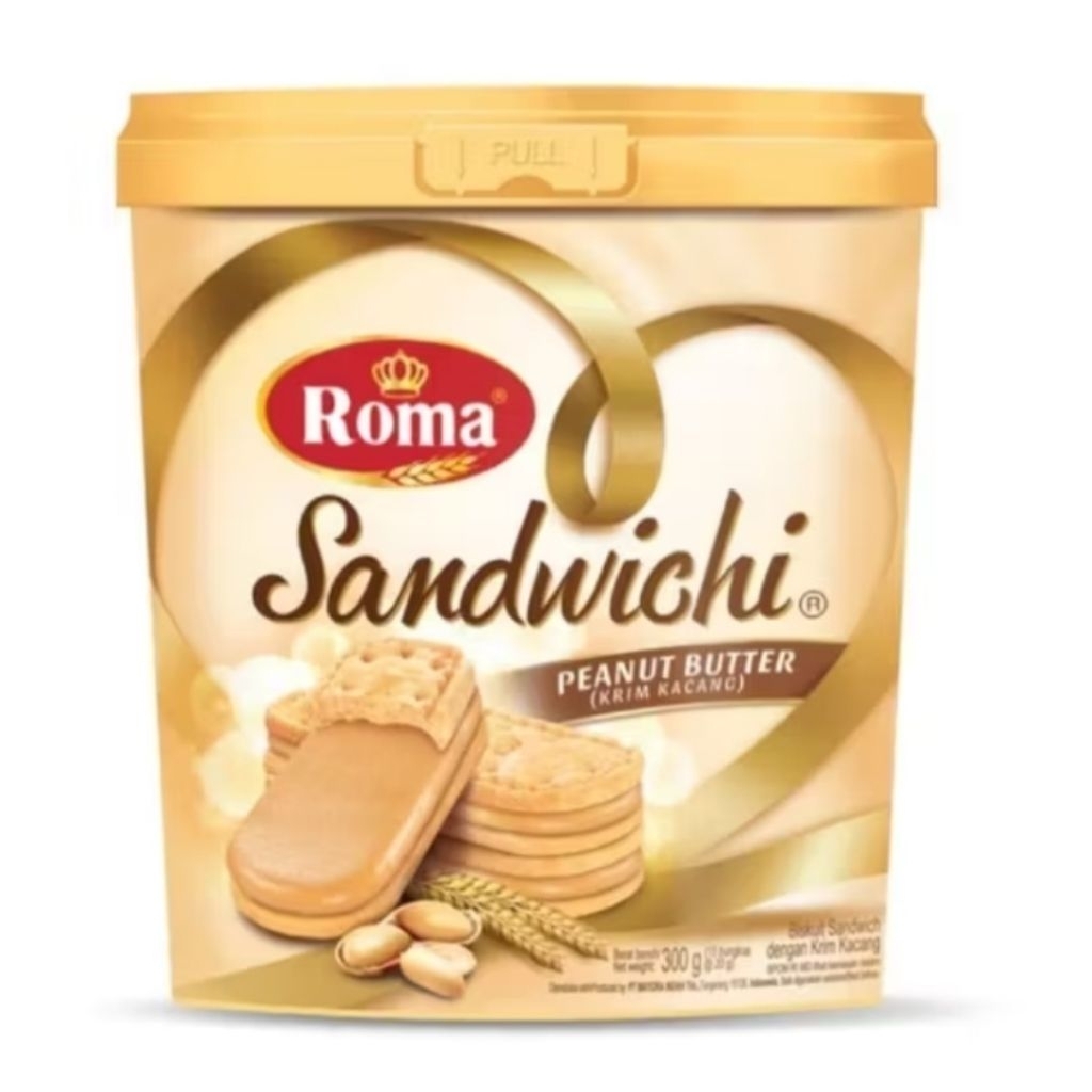BISKUIT ROMA SANDWICHI PEANUT JAR