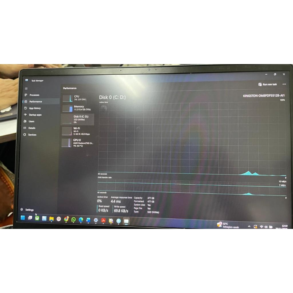 MSI Modern 14 B5M Ryzen 5 5700U 16GB 512GB