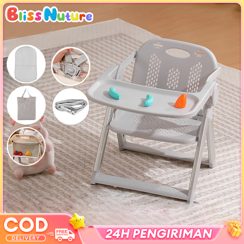 Kursi Makan Bayi 6 Bulan -  3 Tahun Anak Pendek Dapat Dilipat​​ Di Dalam Duangan Untuk Outdoor​​ Unt