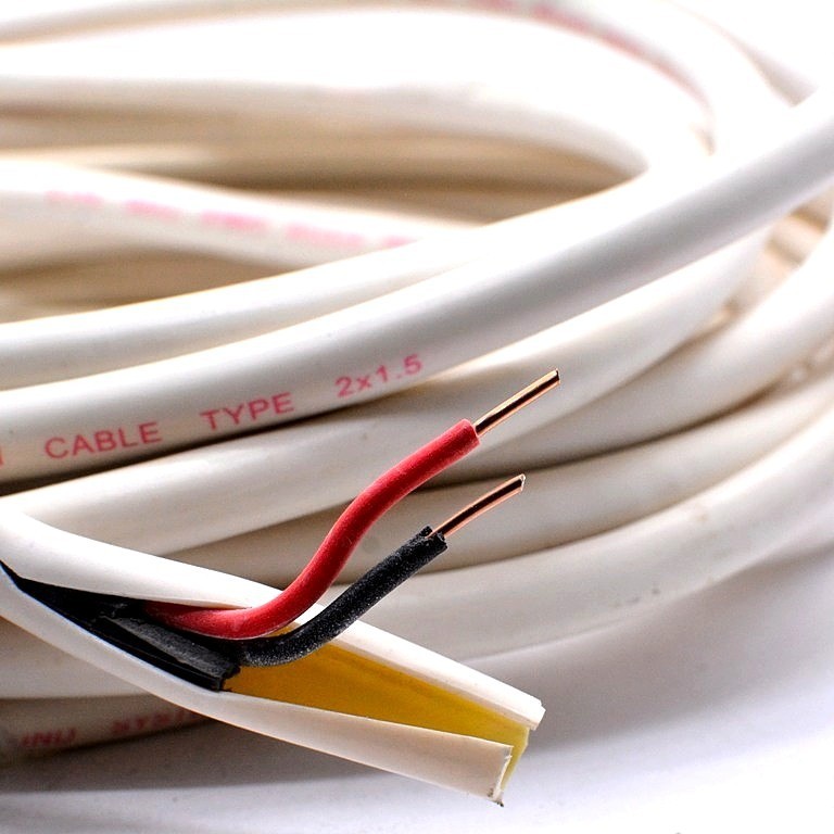 Kabel Kawat Nym 2 X 1.5 Listrik Audio 2x1.5 Harga Per Meter 0.8 Mm Bukan Serabut GRADE A