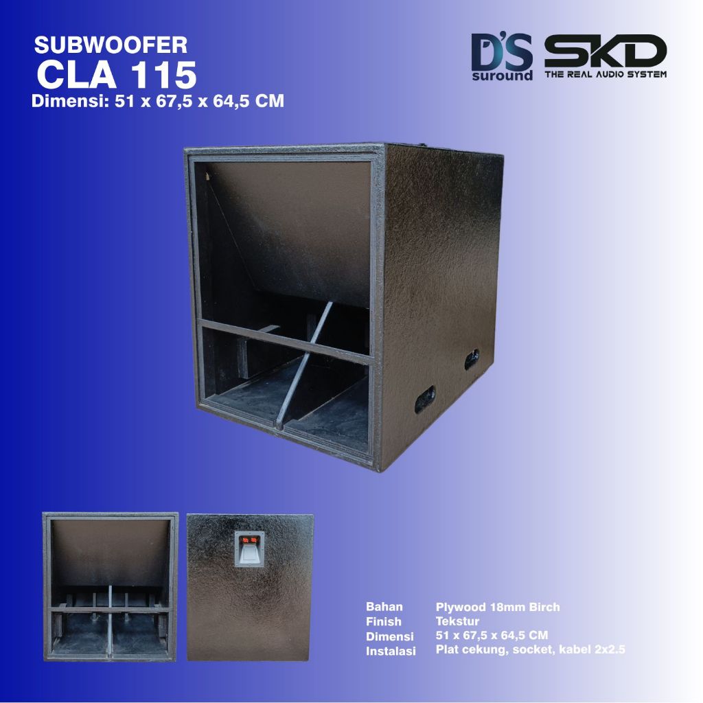 BOX SUBWOOFER CLA 15 INCH SINGLE