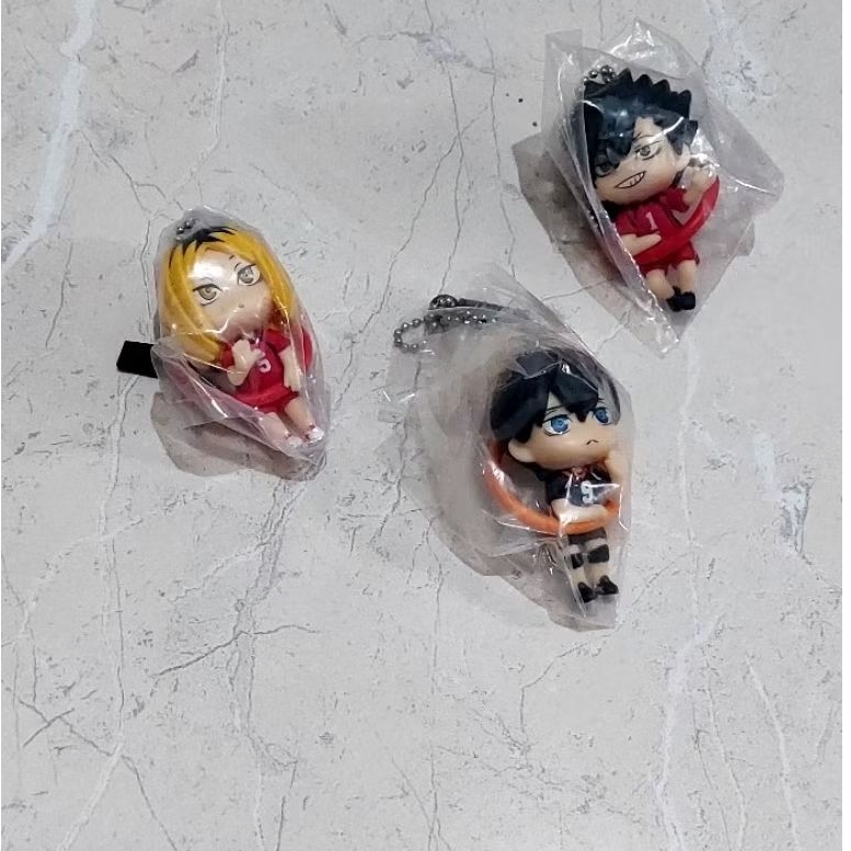 haikyuu ring keychain gacha