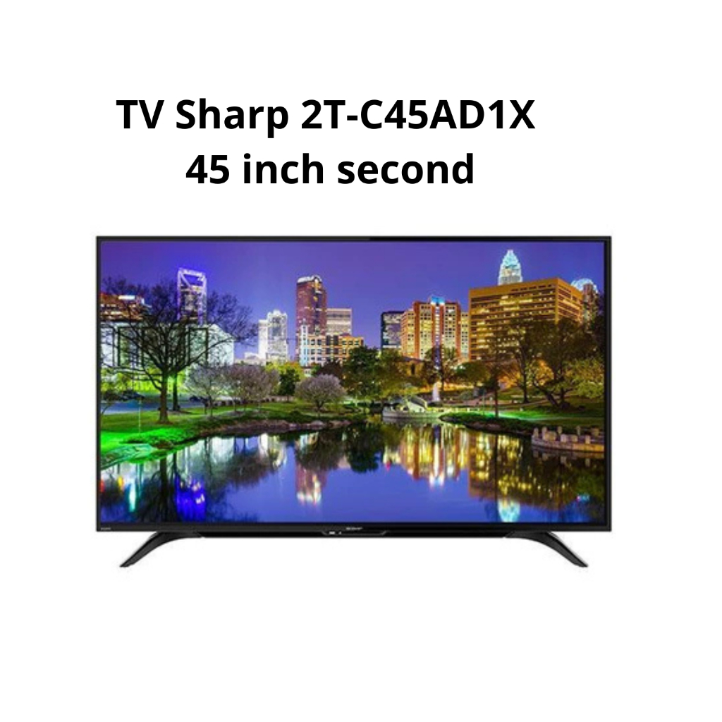 [SECOND] LED TV SHARP FULL HD 45 Inch 2T-C45AD1X TV SHARP BEKAS TV SECOND KONDISI BAIK