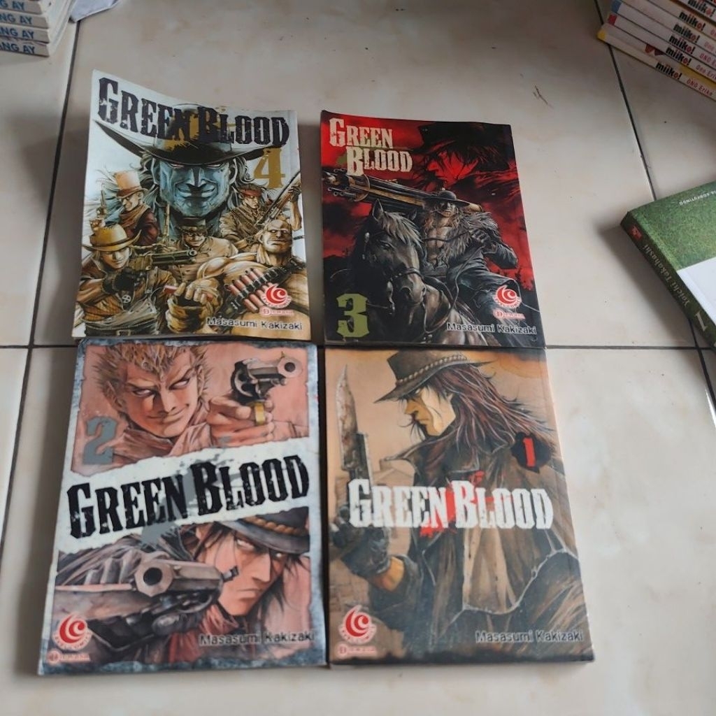 Komik Green Blood Full set lengkap 1-4 original level comics