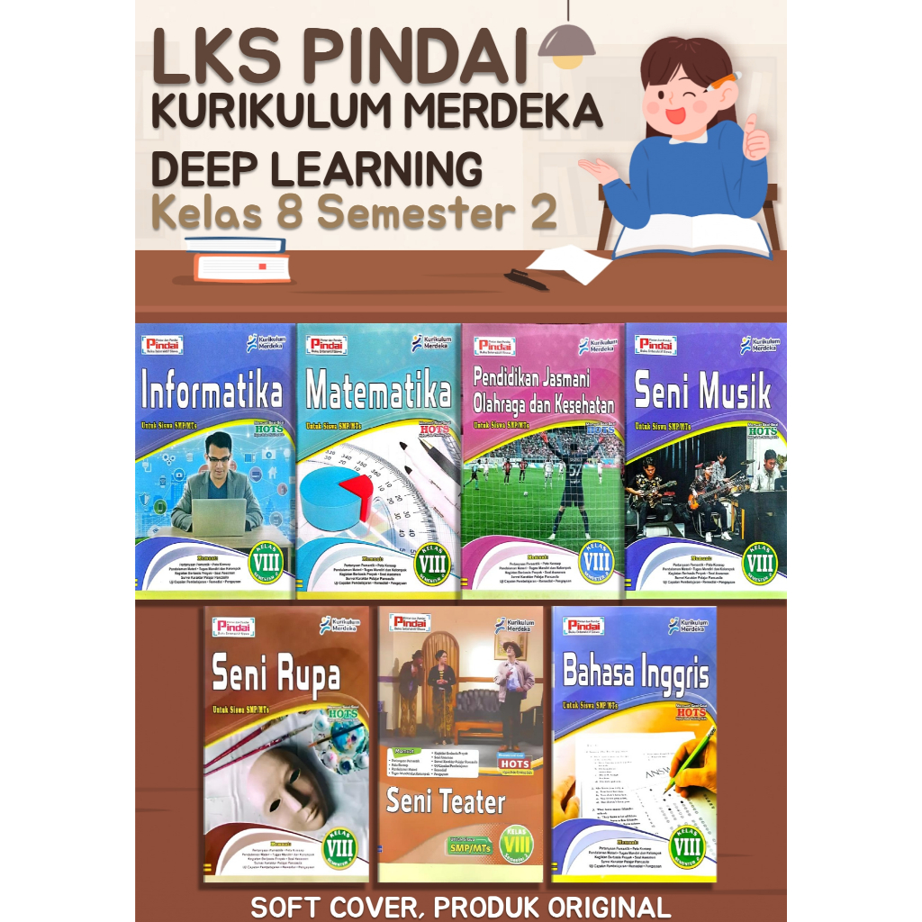 LKS PINDAI Kelas 8 Semester 2 SMP Kurikulum Merdeka (Arya Duta)