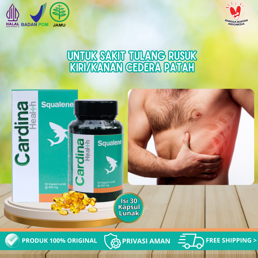 Obat Sakit Tulang Rusuk Kiri/Kanan, Obat Nyeri Tulang Rusuk Tulang Iga, Obat Patah Tulang Rusuk, Ced