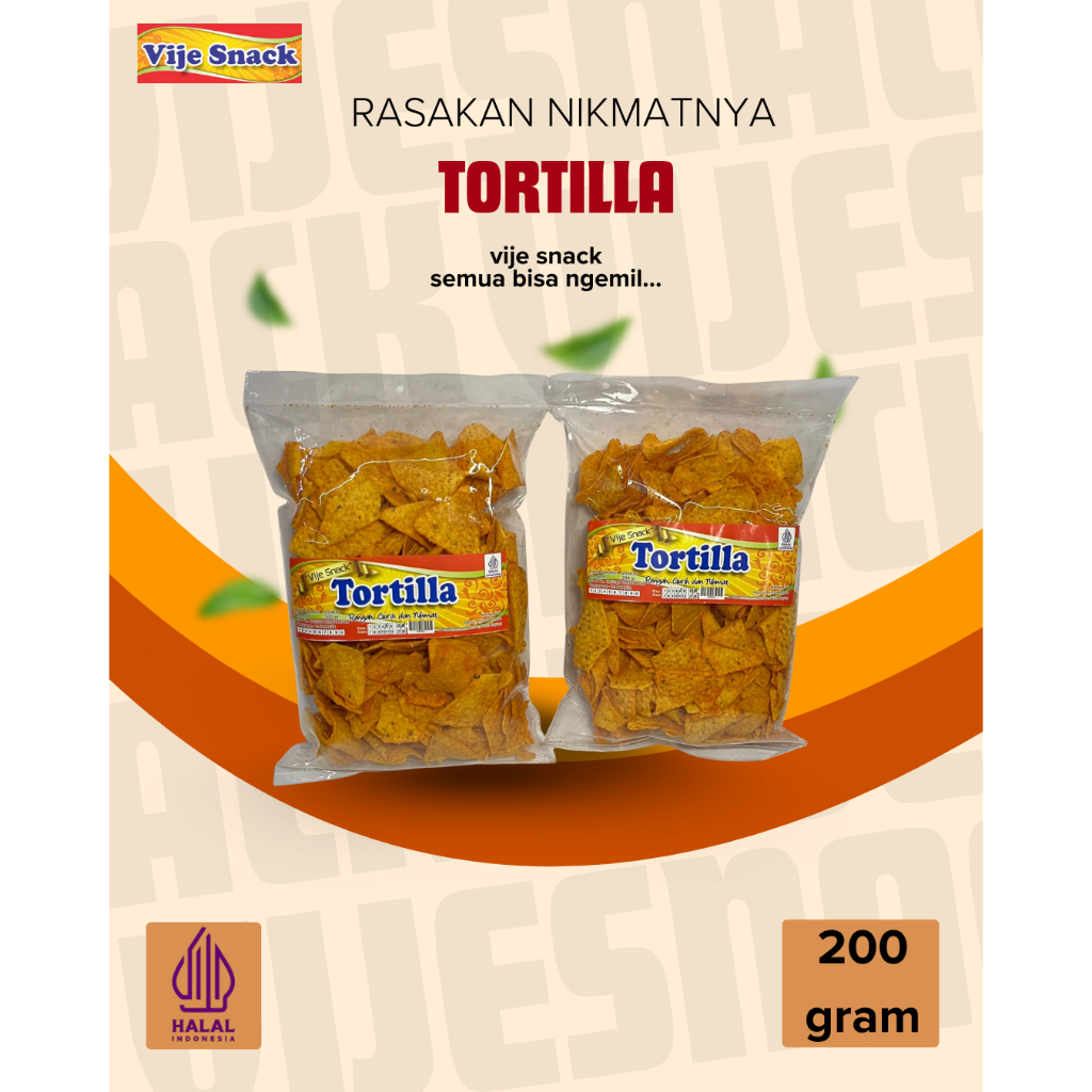 Camilan Tortilla Vije – Snack Jagung Renyah Gurih | Tortilla Crispy Premium