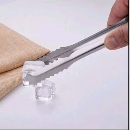 Jepitan/Capitan Es Batu Stainless Ukuran Kecil Serbaguna Multifungsi