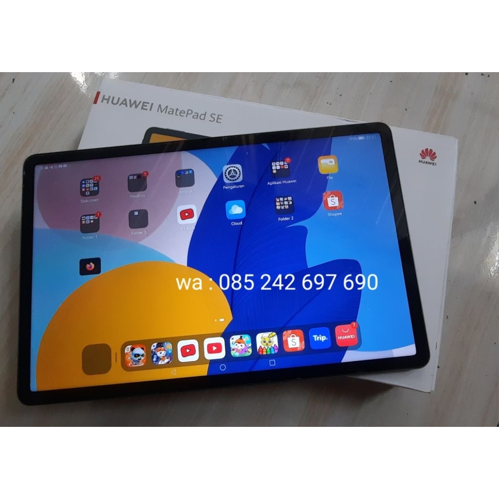 Tab Huawai Matepad SE 11 inch 4/128 Bekas Lengkap Mulus