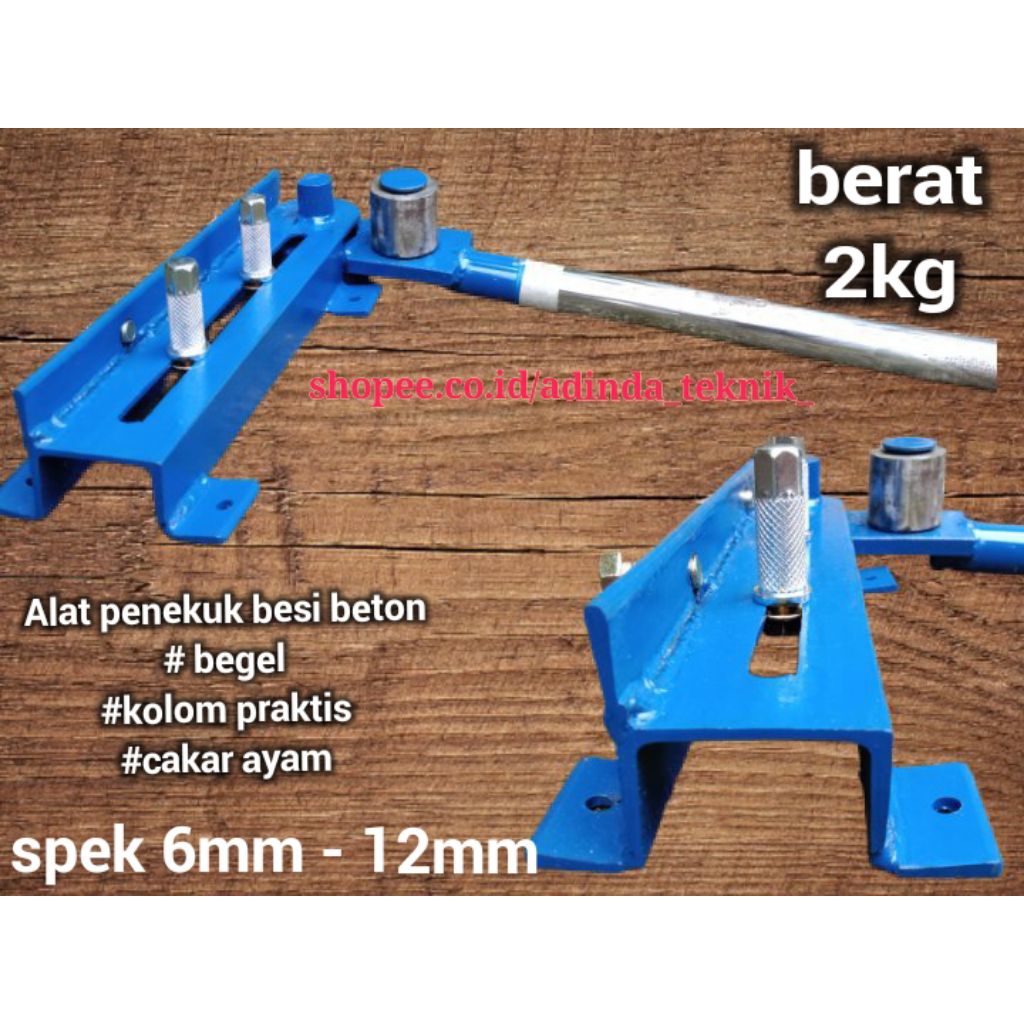 Penekuk besi beton/plat strip rekomendasi ukuran 4mm-12mm, bahan kanal UNP5 tebal 3mm
