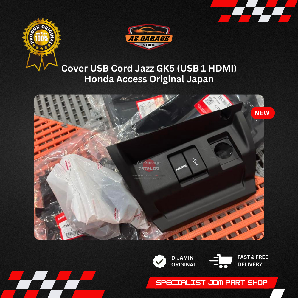 Cover USB Cord Jazz GK5 2 USB 1 HDMI Original Japan