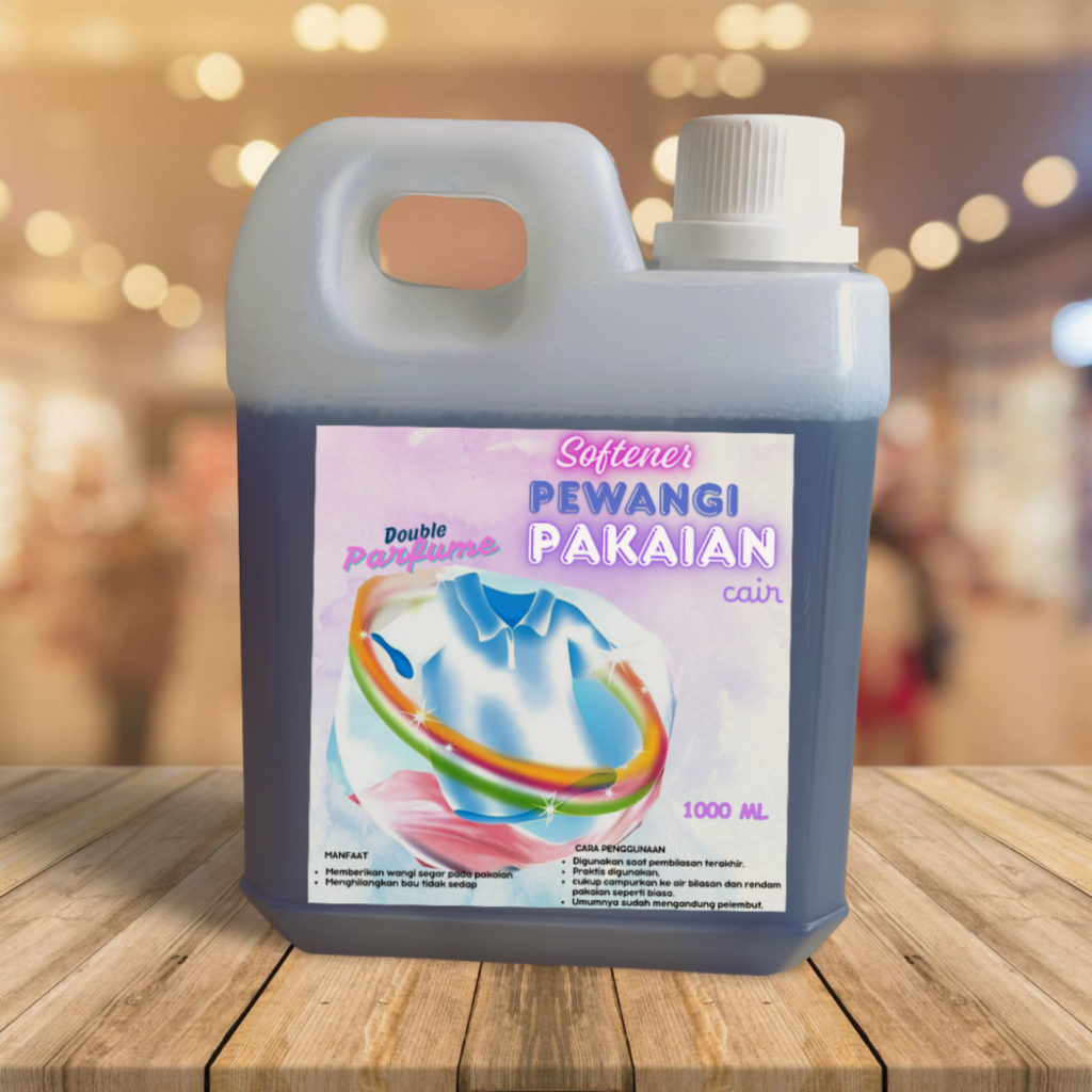 Shaclean Softener Pewangi Pakaian 1 Liter Pewangi pakaian Sekali Bilas Softener Shaclean Tahan Lama