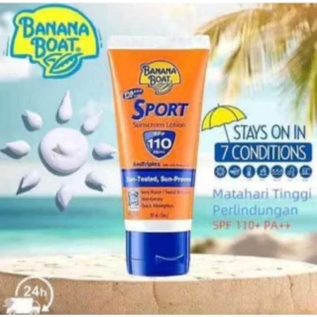 Banana Boat Sport Ultra Sunscreen SPF 110 PA+++90ml Sunblock Banana Boat Sport Sunscreen Lotion