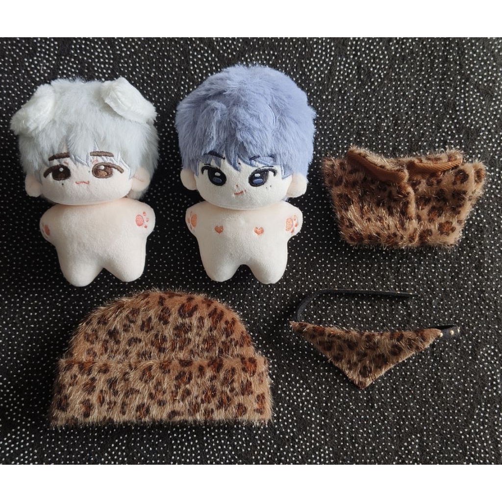 doll enhypen sunghoon xunbingle jay blueberjay clothes leopard set inspired jake 10 cm (baca deskrip