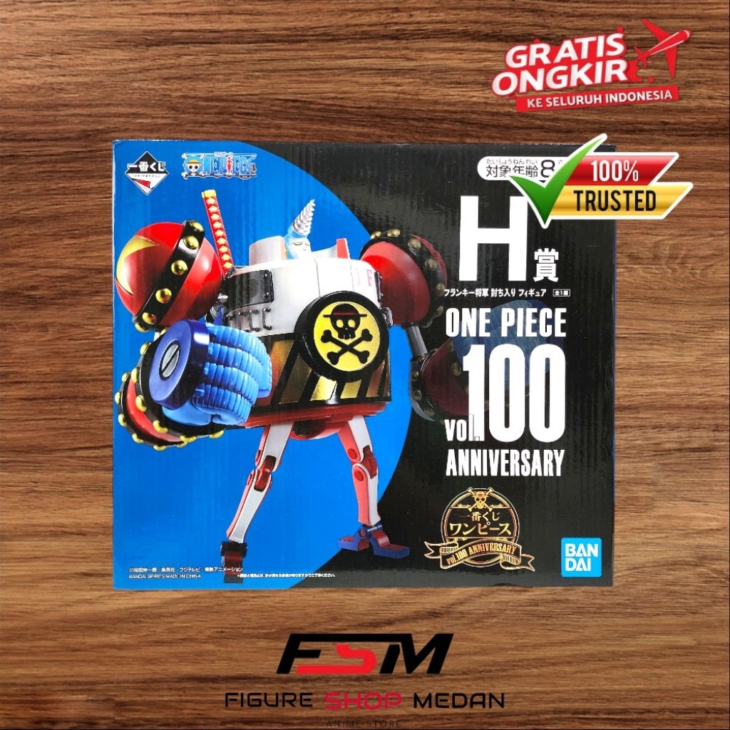Figure One Piece Franky Ichiban Kuji Vol.100 Anniversary Prize H (BIB)