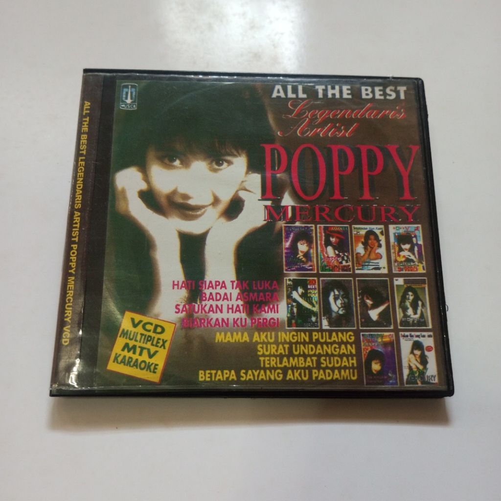 VCD Best Of Poppy Mercury (bukan karaoke)