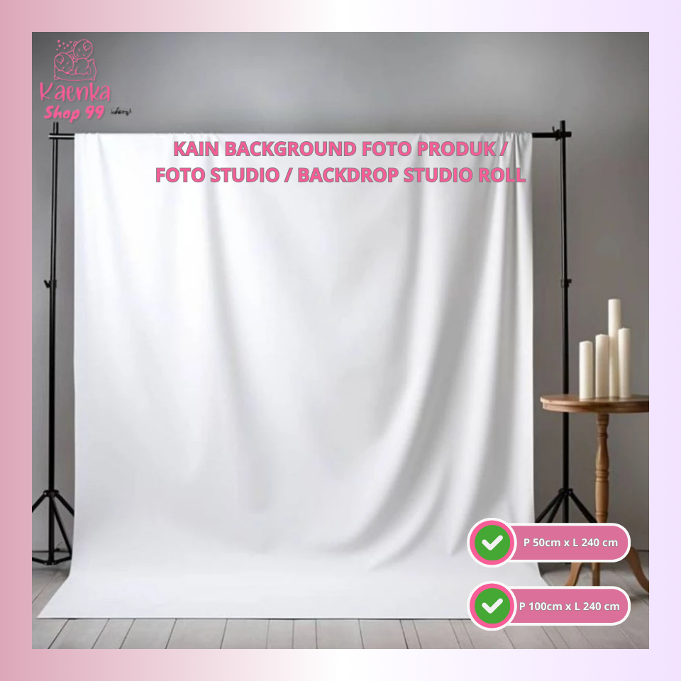 Kain Background Foto Produk / Background Foto Studio / Backdrop Studio Roll