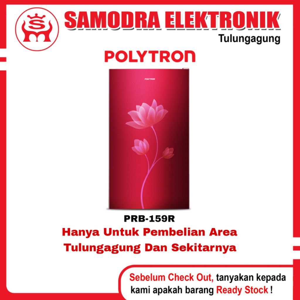 Kulkas Polytron PRB-159R I Kulkas 1 Pintu Polytron 150L