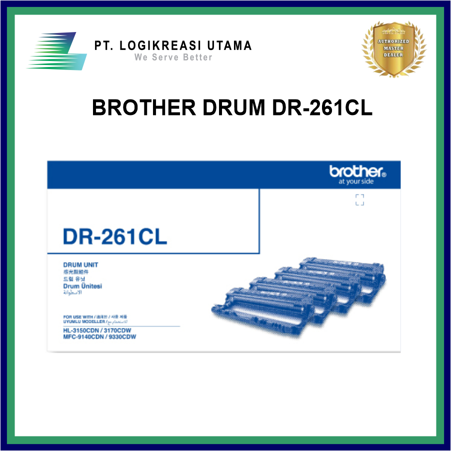 Brother Drum DR-261CL, FOR HL-3150CDN, HL-3170CDW, MFC-9140CDN, MFC-9330CDW