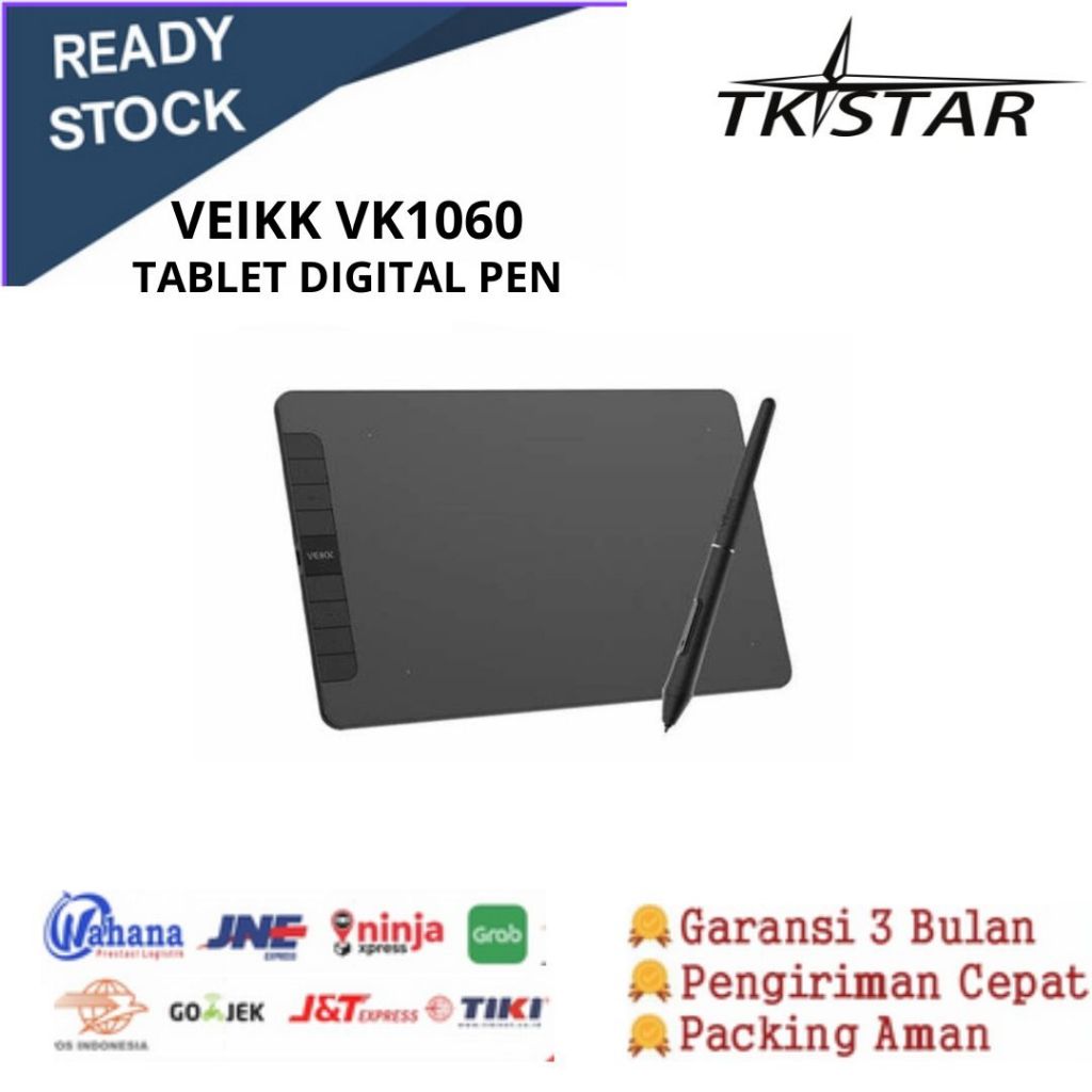 Veikk VK1060 VK 1060 Digital Graphic Drawing Pen Tablet 10x6 inches