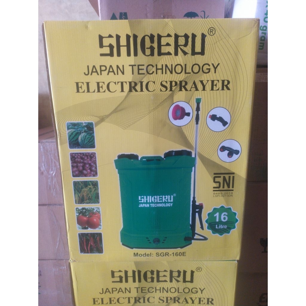 SHIGERU SGR - 160E (POMPA ELEKTRIK SPRAYER) 16 Liter