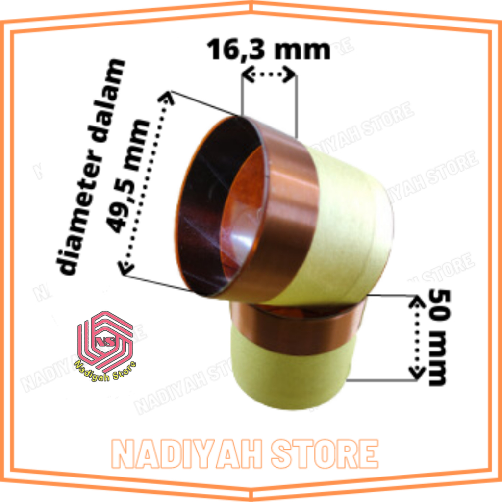 Spol Speaker Spul Spiker 15 Inch 49.5mm Voice Coil Speaker 15 Inchi