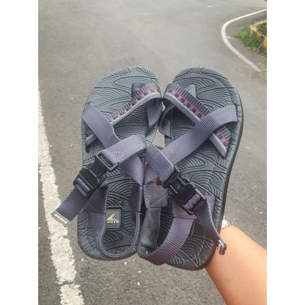 sandal gunung merk power bekas layak pakai