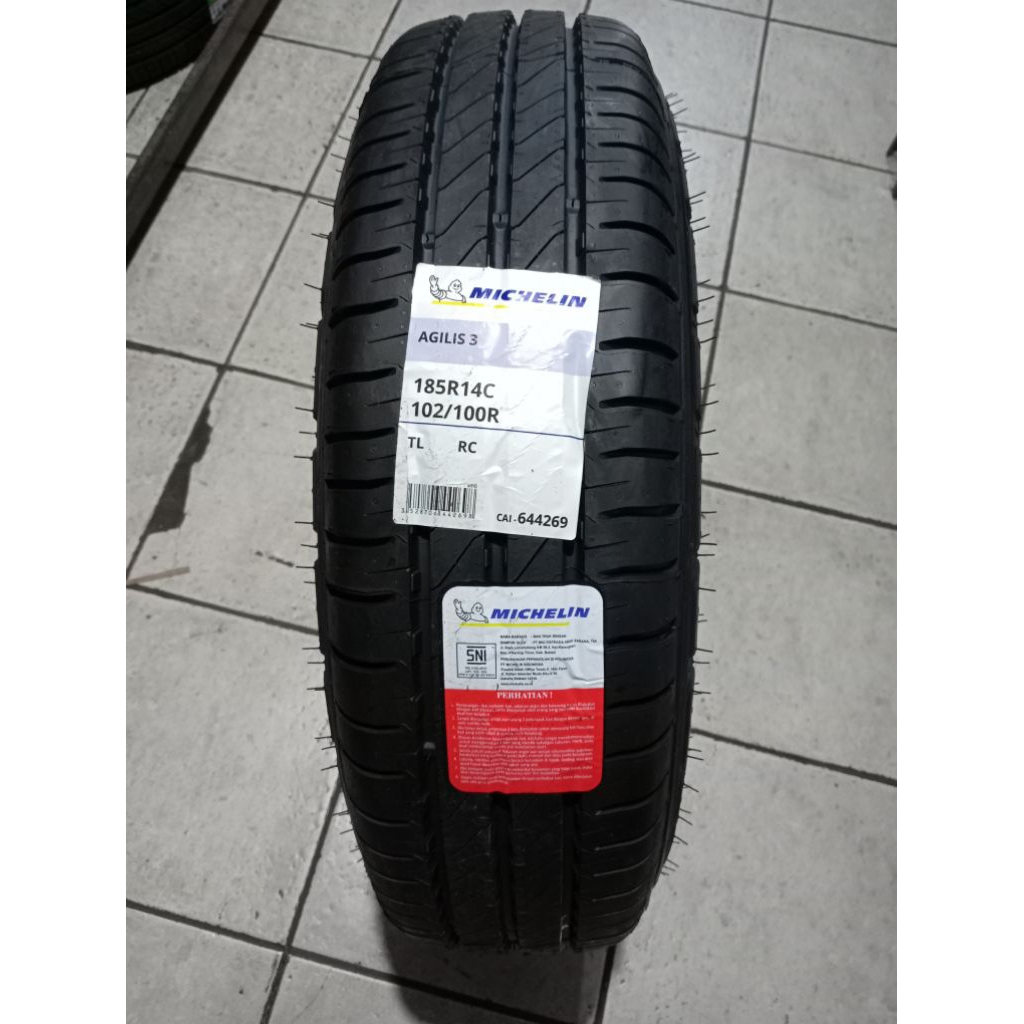 PROMO Michelin Agilis 3 185 R14 8PR - Ban Mobil APV L300 Angkutan Michelin 185-14