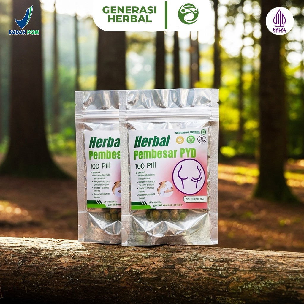 HERBAL PEMBESAR PAYUDARA WANITA AMPUH MEMBESARKAN PAYUDARA BPOM 100% ORIGINAL