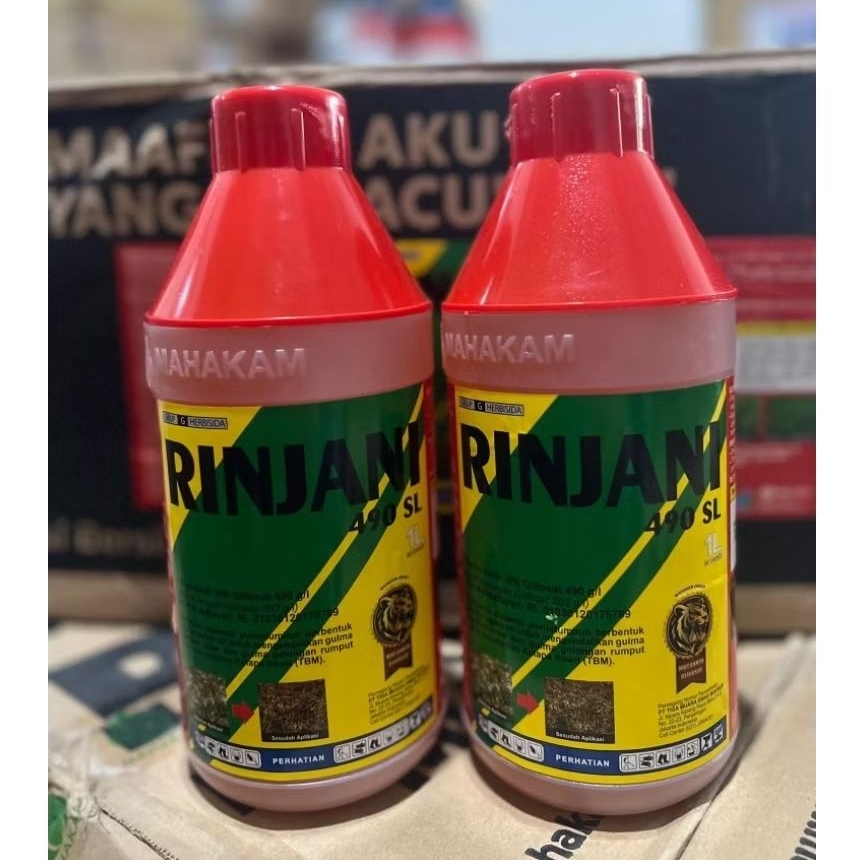 Herbisida sistemik RINJANI 1 LITER - obat rumput sampai akar